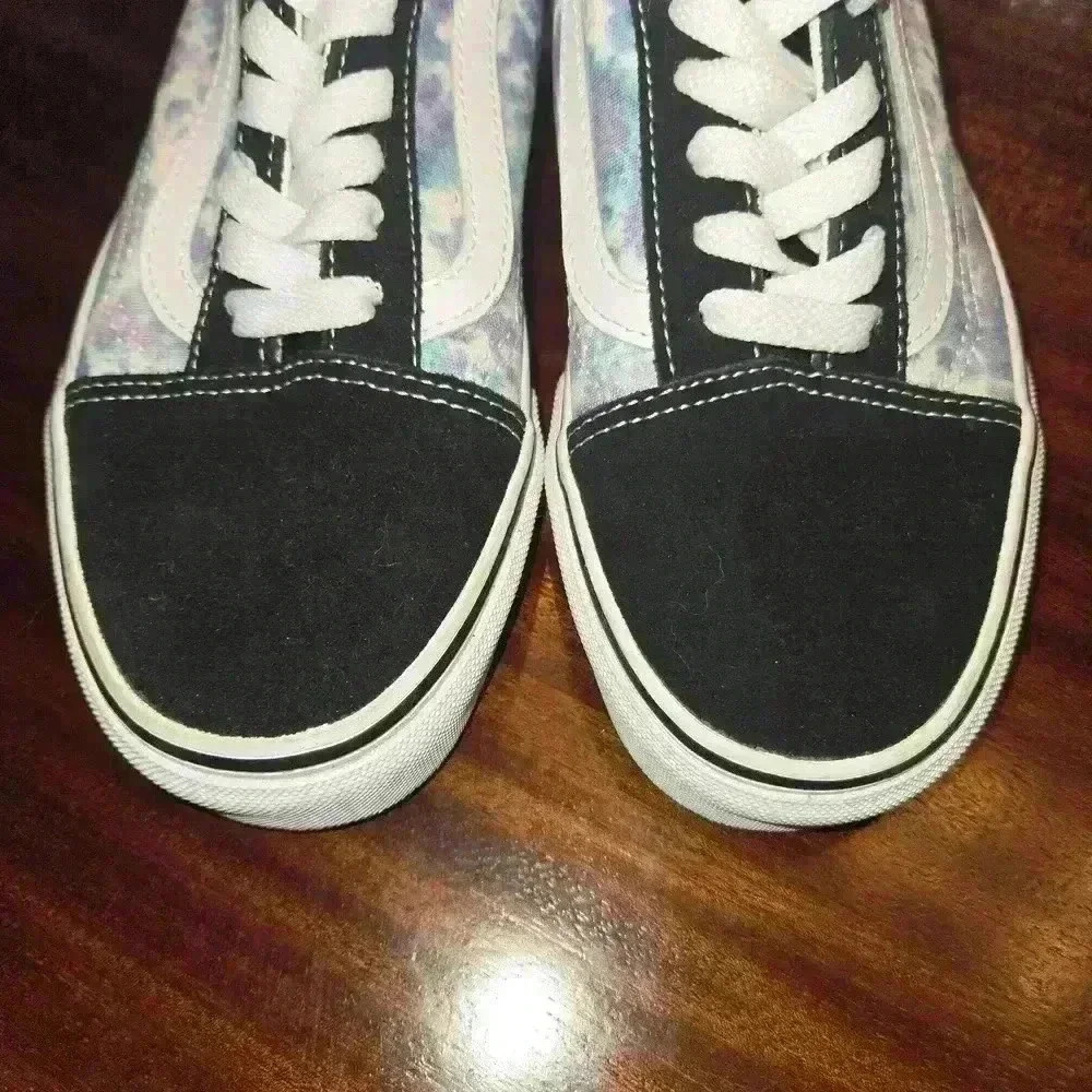 Vans Old Skool English Lavender Purple Blue Womens Size 7.5 Mens Size 6 - Picture 6 of 11